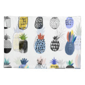 Niedlich strukturierte Ananas, Vintage Kollektion. Kissenbezug (Rückseite)