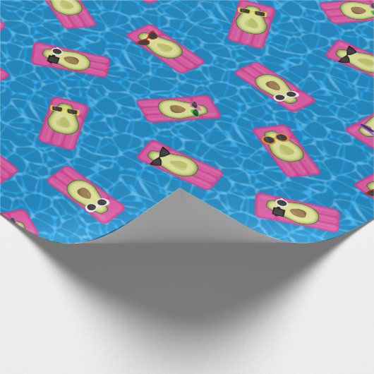 Niedlich Stylish Avocados Geschenkpapier (Ecke)