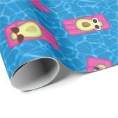 Niedlich Stylish Avocados Geschenkpapier (Rolleneckpunkt)