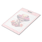 Niedlich Sugar Skull Food Journal Notizblock (angewinkelt)