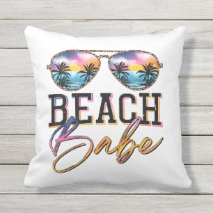 Niedlich Summer Vibes Sonnenbrille Babe Beach Hous Kissen