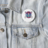 Niedlich Summerween Vibes Skeleton IceCream Summer Button (Beispiel)