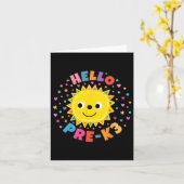 Niedlich Sun Hello Pre-k3 Karte (Gelbe Blume)