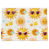 Niedlich Sun Sunshine Große Geschenktüte (Vorderseite)