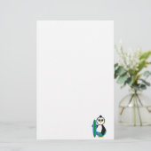 Niedlich Sunny Surfer Penguin Briefpapier (Stehend Vorderseite)