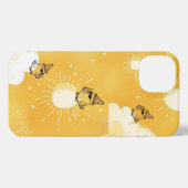 Niedlich Sunshine Bird Phone Case - Whimsical Yell iPhone Hülle (Rückseite (Horizontal))
