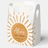 Niedlich Sunshine Boho Babydusche Geschenkschachtel (Geöffnet)