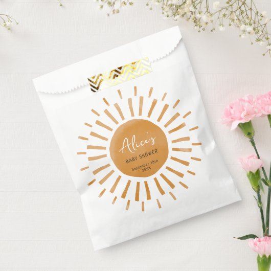 Niedlich Sunshine Boho Babydusche Geschenktütchen (Versiegelt)