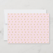 Niedlich Sunshine Pink & Gold Geburtstag Vielen Da Dankeskarte (Rückseite)