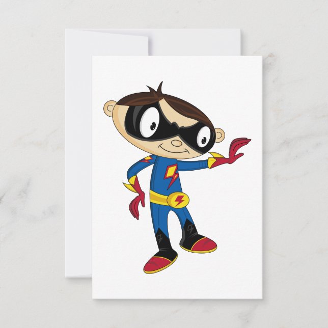 Niedlich Superhero Boy (Vorderseite)
