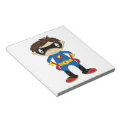 Niedlich Superhero Boy Notizblock (angewinkelt)