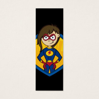 Niedlich Superhero Girl Lesezeichen