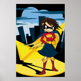 Niedlich Superhero Poster