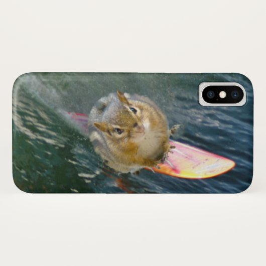 Niedlich Surfen Chipmunk Case-Mate iPhone Hülle (Rückseite (Horizontal))