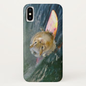 Niedlich Surfen Chipmunk Case-Mate iPhone Hülle (Rückseite)
