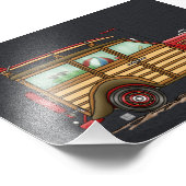 Niedlich Surfwoody Fotodruck (Ecke)