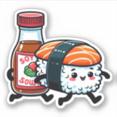 Niedlich Sushi Art Vinyl Stickers Aufkleber (Vorderseite)