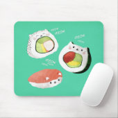 Niedlich Sushi Cat Mousepad (Mit Mouse)