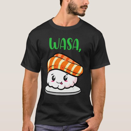 Niedlich Sushi Couple Apparel Funny Wasa Bae T-Shirt (Vorderseite)