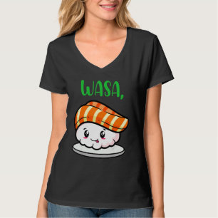 Niedlich Sushi Couple Apparel Funny Wasa Bae T-Shirt