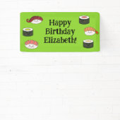Niedlich Sushi Kinder 1. Geburtstag Party Banner (InSitu)
