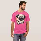 Niedlich Sushi Mops T-Shirt (Vorne ganz)