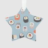 Niedlich Sushi Nigeria Maki Roll Ornament (Vorderseite)