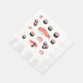 Niedlich Sushi Party Serviette (Ecke)