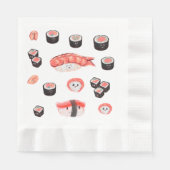 Niedlich Sushi Party Serviette (Vorderseite)