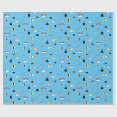 Niedlich Sushi Roll Set Muster Nigiri Maki Light B Geschenkpapier (Flach)