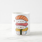 Niedlich Sushi Trio Stack, Kawaii, japanisches Ess Kaffeetasse (Mittel)
