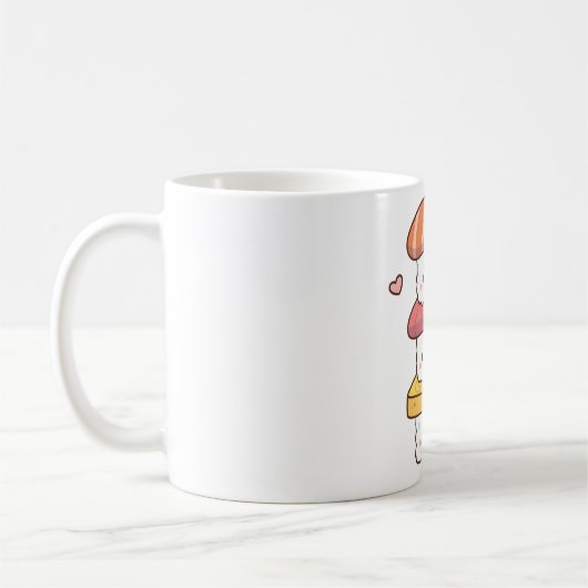Niedlich Sushi Trio Stack, Kawaii, japanisches Ess Kaffeetasse (Links)