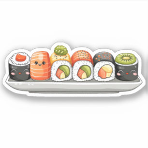 Niedlich Sushi Vinyl Stickers Aufkleber