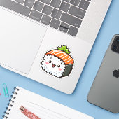 Niedlich Sushi Vinyl Stickers Aufkleber (Laptop mit iPhone)