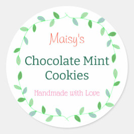 Niedlich süß, leicht zu individualisieren, hausgem runder aufkleber