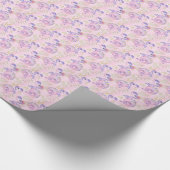 *~* Niedlich süßer Whimsical Dragon Dinosaur Geschenkpapier (Ecke)