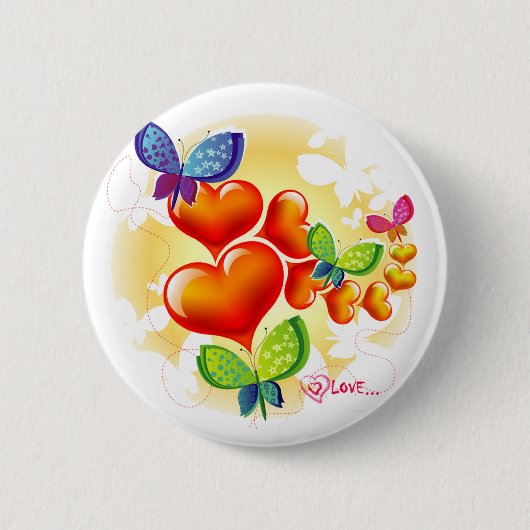 Niedlich Sweet Colorfull Summer Liebe Freundschaft Button (Vorderseite)