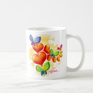 Niedlich Sweet Colorfull Summer Liebe Freundschaft Kaffeetasse