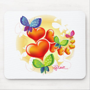 Niedlich Sweet Colorfull Summer Liebe Freundschaft Mousepad