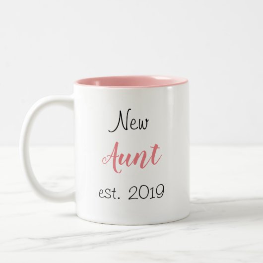 Niedlich Sweet Hübsch New Tunt Family Relativ Zweifarbige Tasse (Links)