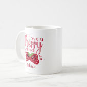 Niedlich Sweet "I Liebe You Berry Much" Kaffeetasse (Vorderseite Links)