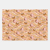 Niedlich Sweet Kawaii Leckereien Party Geschenkpapier Set (Vorderseite 3)
