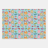 Niedlich Sweet Kawaii Leckereien Party Geschenkpapier Set (Vorderseite 2)