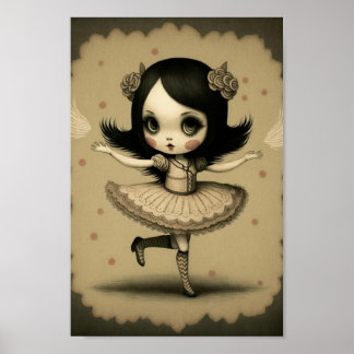 Niedlich Sweet Little Flapper Girl Poster