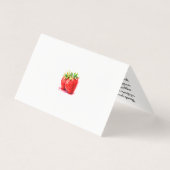 Niedlich & Sweet Strawberry Baby Dusche (Rückseite)