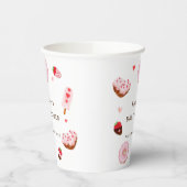 Niedlich Sweetheart Donuts Valentines Baby Dusche Pappbecher (Links)