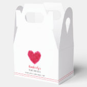 Niedlich Sweetheart Frame Valentines Baby Dusche Geschenkschachtel (Geöffnet)