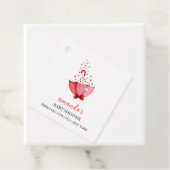 Niedlich Sweetheart Schirm Bow Baby Dusche Geschenkanhänger (Beispiel)