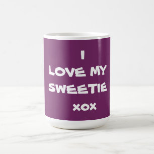 Niedlich Sweetice Kaffee Tasse I LIEBE MEINE SWEET