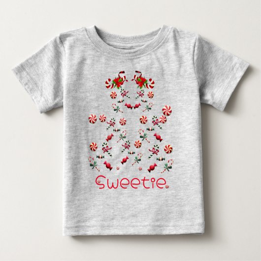 Niedlich Sweetie Mohionable Baby T-shirt (Vorderseite)